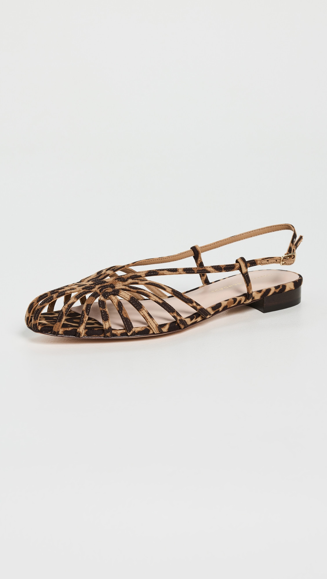 Loeffler Randall Devon Lattice Slingback Sandals Leopard 5 | Shopbop