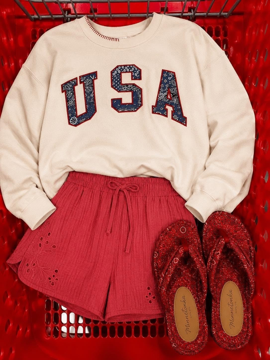 I found the CUTEST patriotic outfit in my latest Target haul and I am OBSESSED! 

#4thofjuly #summer2026

#LTKootd #LTKdayinmylife