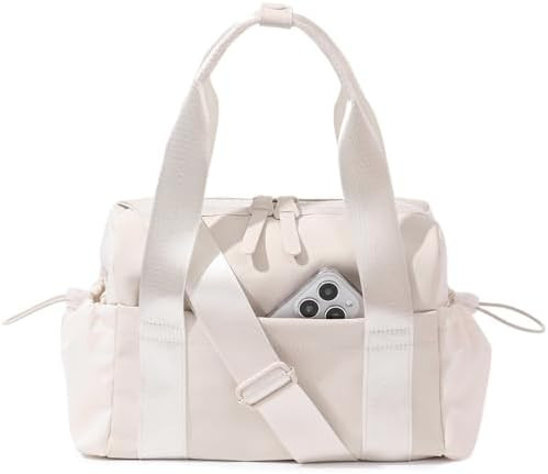 Small Gym Bag for Women, Mini Crossbody Gym Duffle Bag with Wet Compartment, Carry on Gym Tote Ba... | Amazon (US)