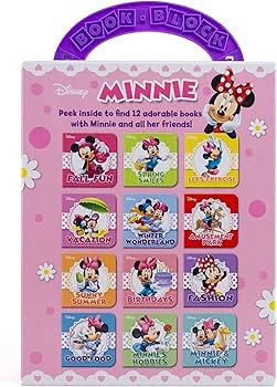 Disney Minnie Mouse - My First Library Board Book Block 12-Book Set - Great for Teaching First Wo... | Amazon (US)