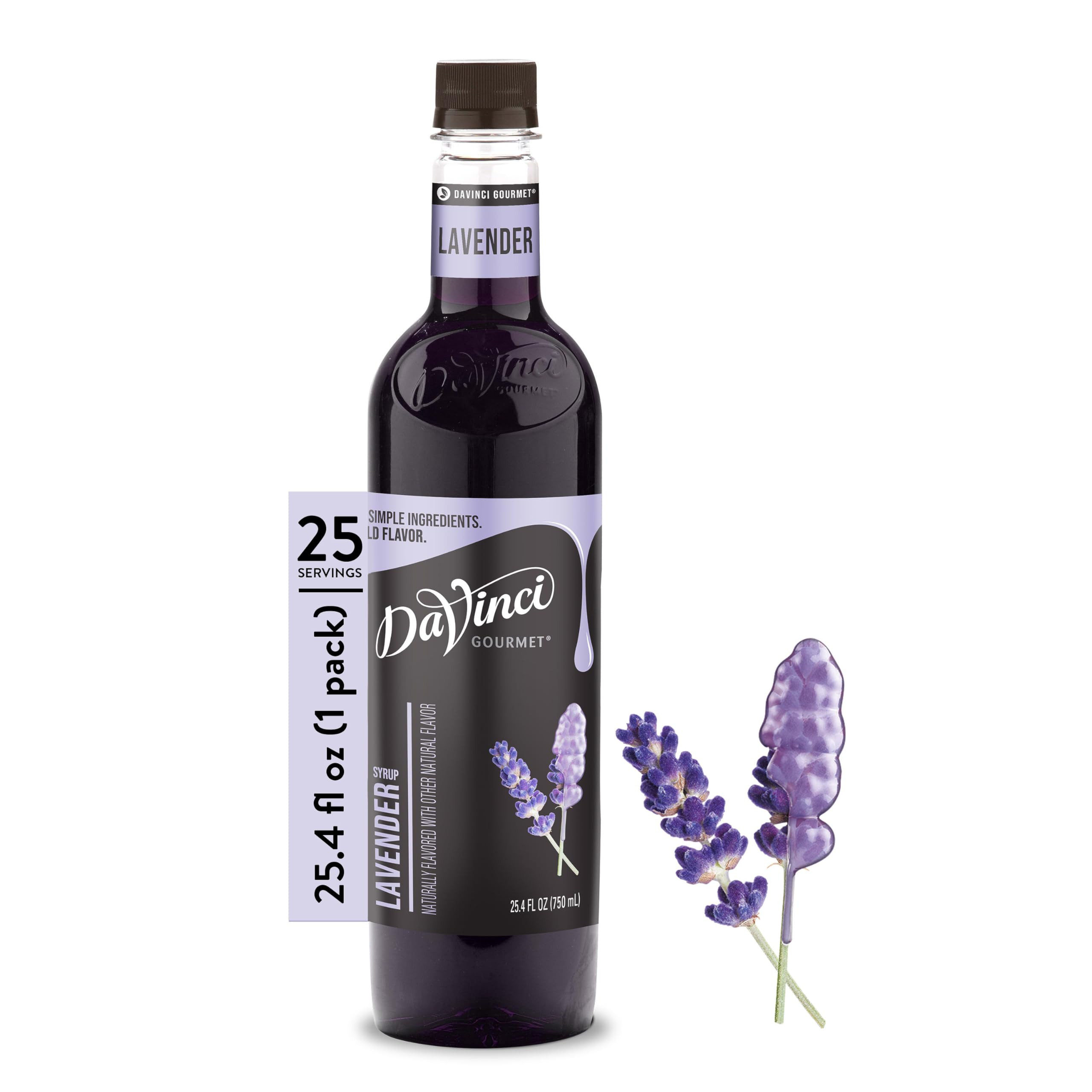 DaVinci Gourmet Lavender Syrup, Natural, 25.4 Fluid Ounces (Pack of 1) | Amazon (US)