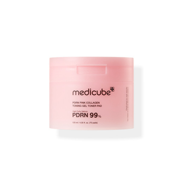 medicube - PDRN Pink Collagen Toning Gel Toner Pad - 120ml/70ea | Stylevana