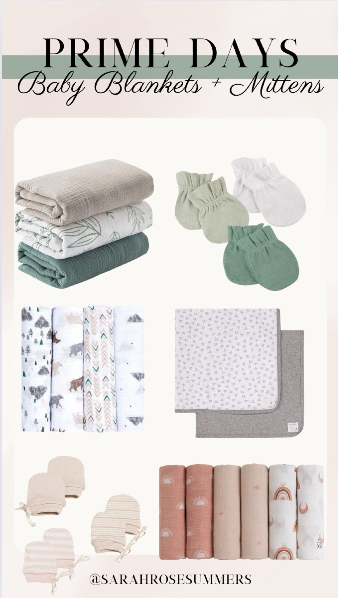 Amazon Prime Day! Baby blankets and baby mittens on sale. Muslin blanket sets. 

#LTKSaleAlert #LTKBaby