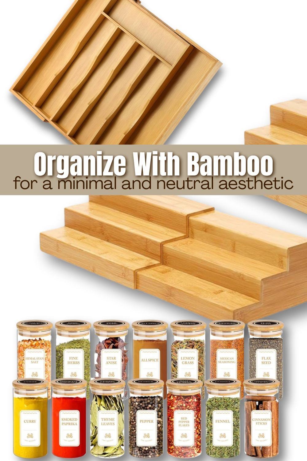 Organize With Sleek Bamboo For a Minimalist Look and Feel 

 #LTKHome #LTKSaleAlert #LTKFindsUnder50