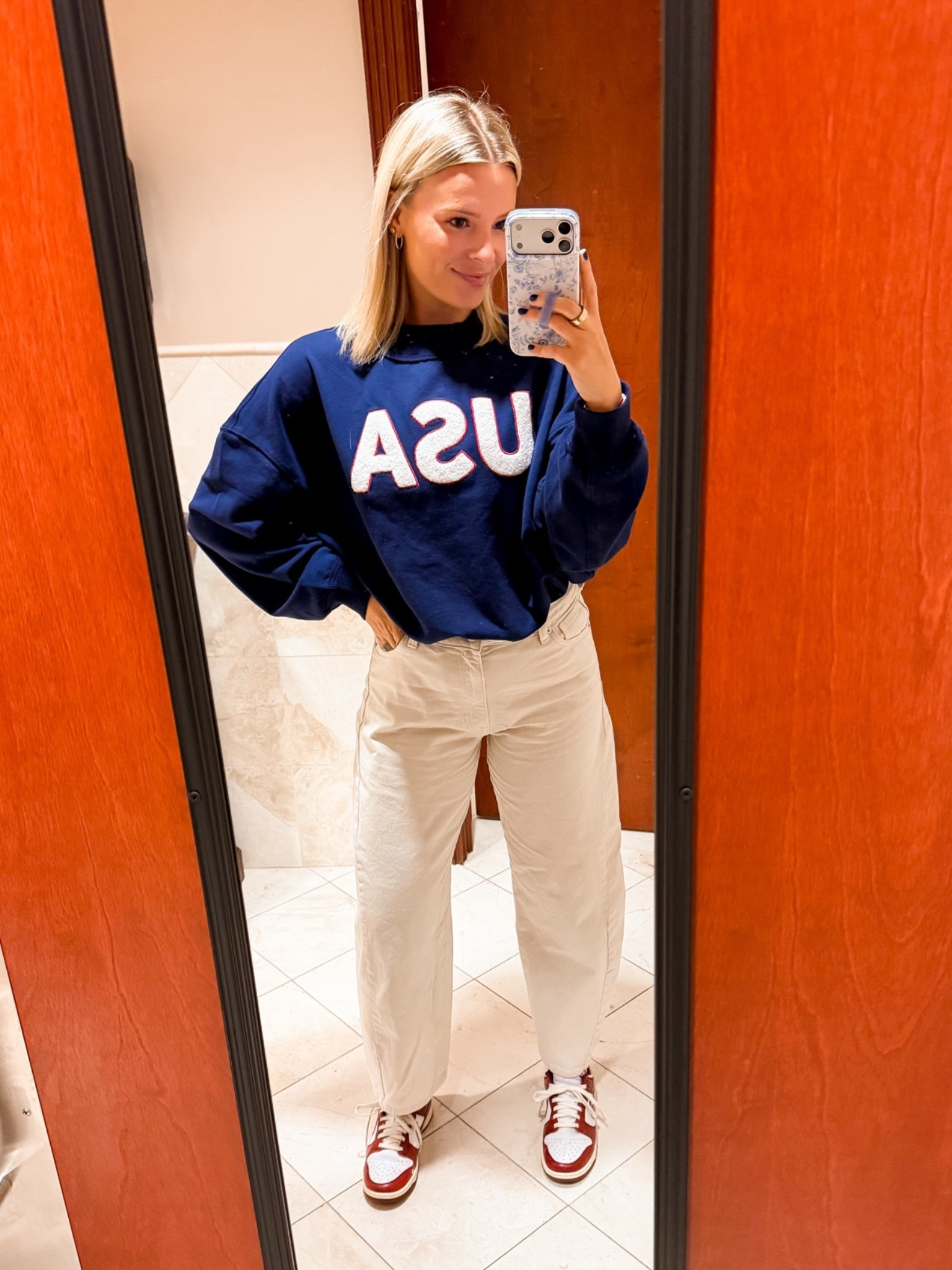 A casual fit for “Friday” , obsessed with this terry mock neck from aerie! So cute and the fit is so good

#LTKWorkwear #LTKmomlife