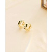 Checkered Earrings, Retro Tiny Hoops, Mini Huggie Hoop, Huggies, Small Hoop Trendy Jewelry, Y2K | Etsy (US)