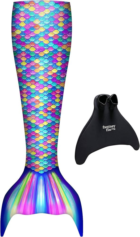 Fin Fun Fantasy Mermaid Tail for Girls and Boys, Monofin for Swimming Included | Amazon (US)