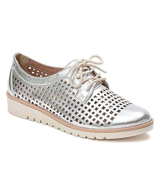 French Blu Women's Oxfords SILVER - Silver Matilda Oxford - Women | Zulily