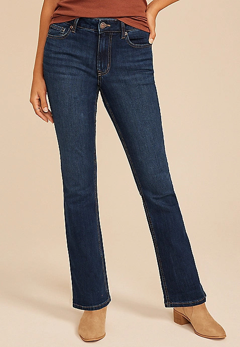 m jeans by maurices™ Classic Curvy High Rise Slim Boot Jean | Maurices