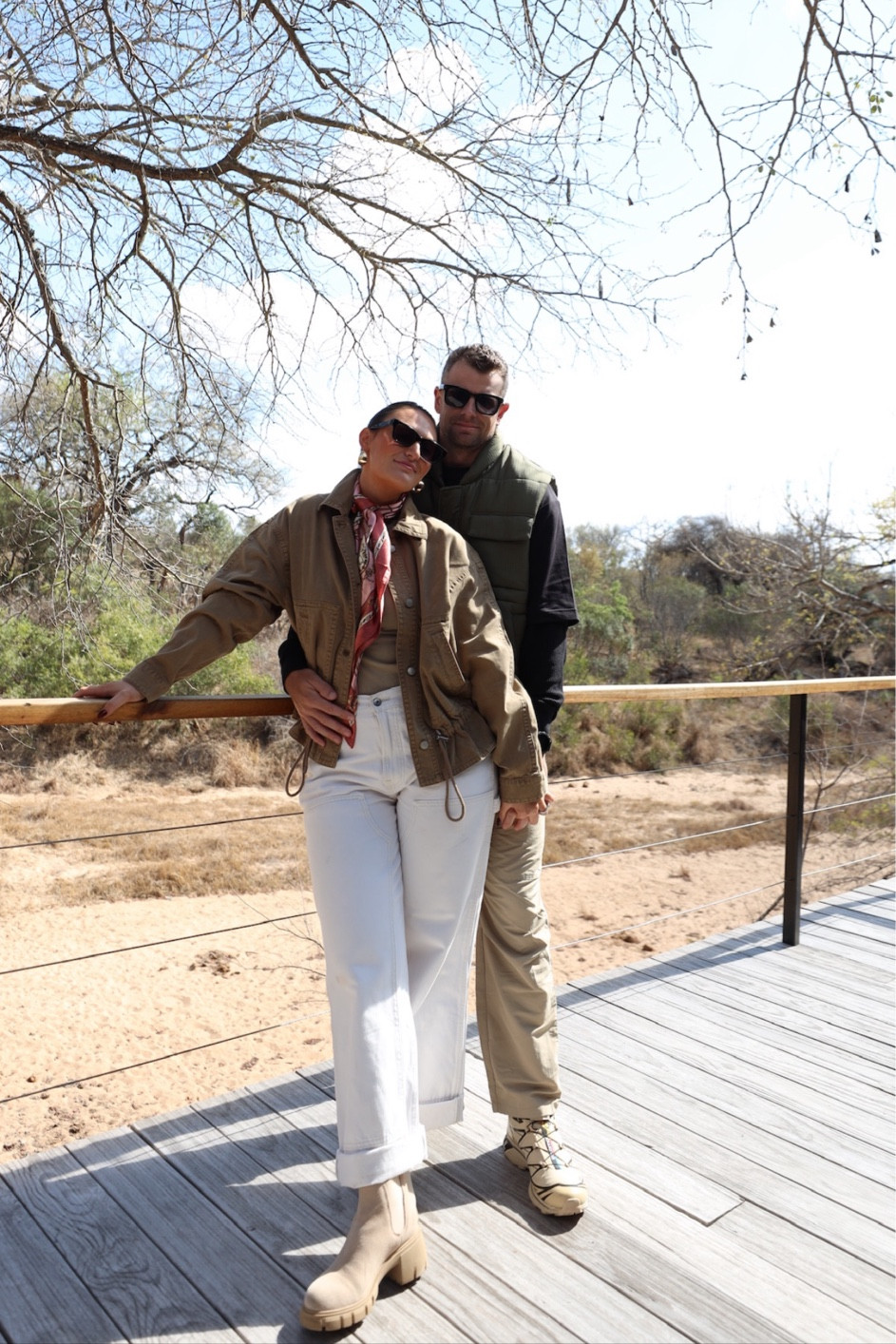 His + hers couples safari outfits 🐅 

Couple outfit inspo 
Outfits for him
Outfits for her 
Safari outfit inspo 
Ootd 

#LTKStyleTip #LTKMens #LTKFindsUnder100