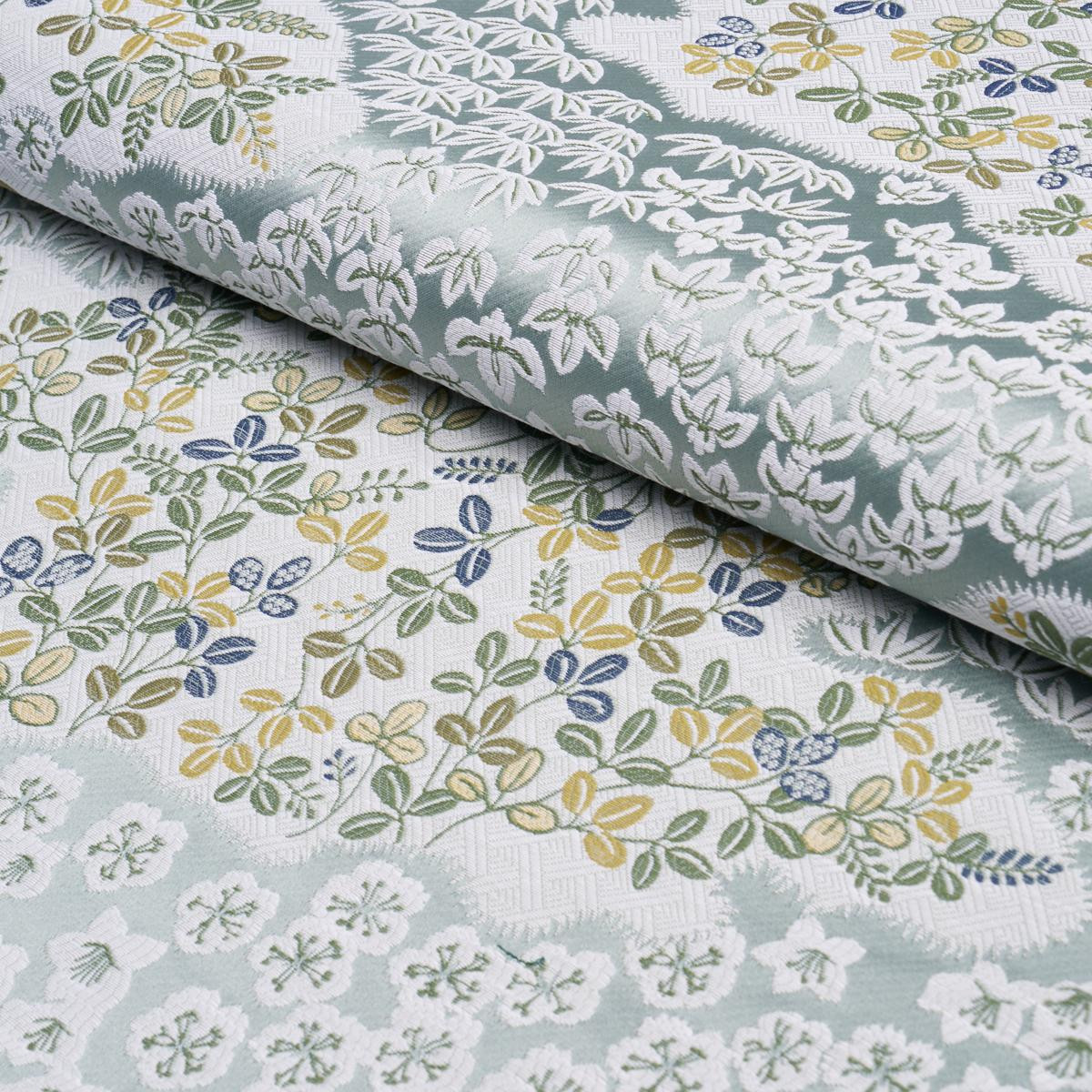 Schumacher Lorene Sky Fabric | DecoratorsBest