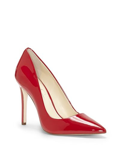 Jessica Simpson Womens Cassani Pointed Toe Classic Pumps, Red Muse, Size 7.5 | Amazon (US)