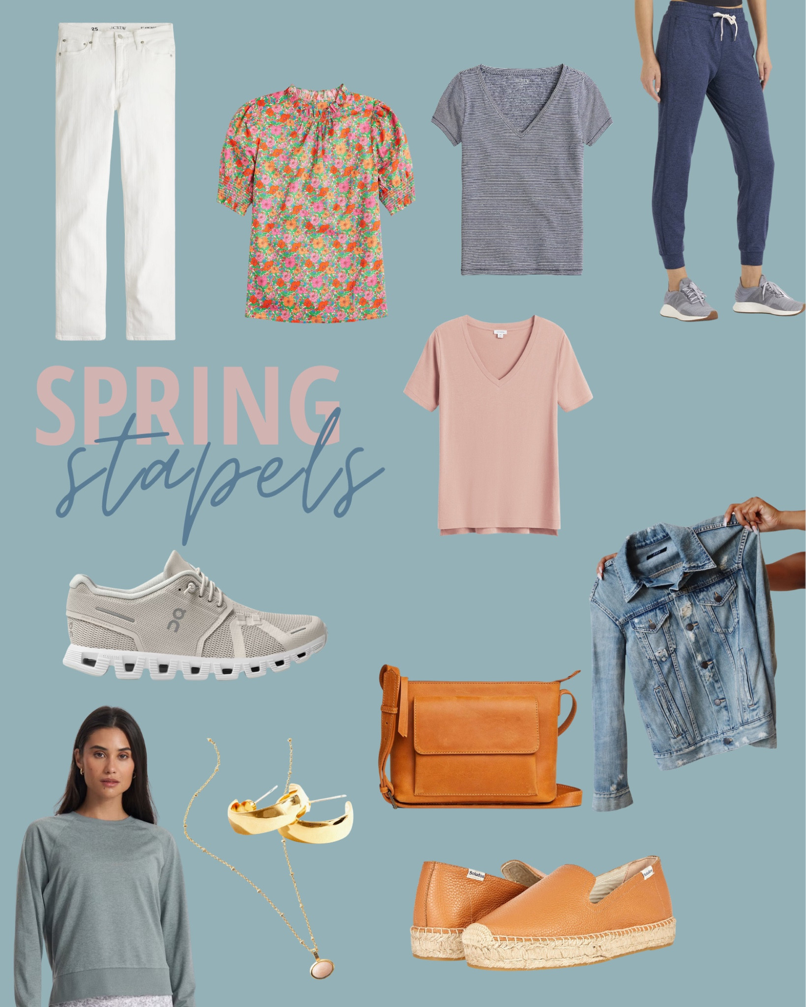 My favorites for a spring wardrobe 

#LTKfit #LTKshoecrush #LTKSeasonal