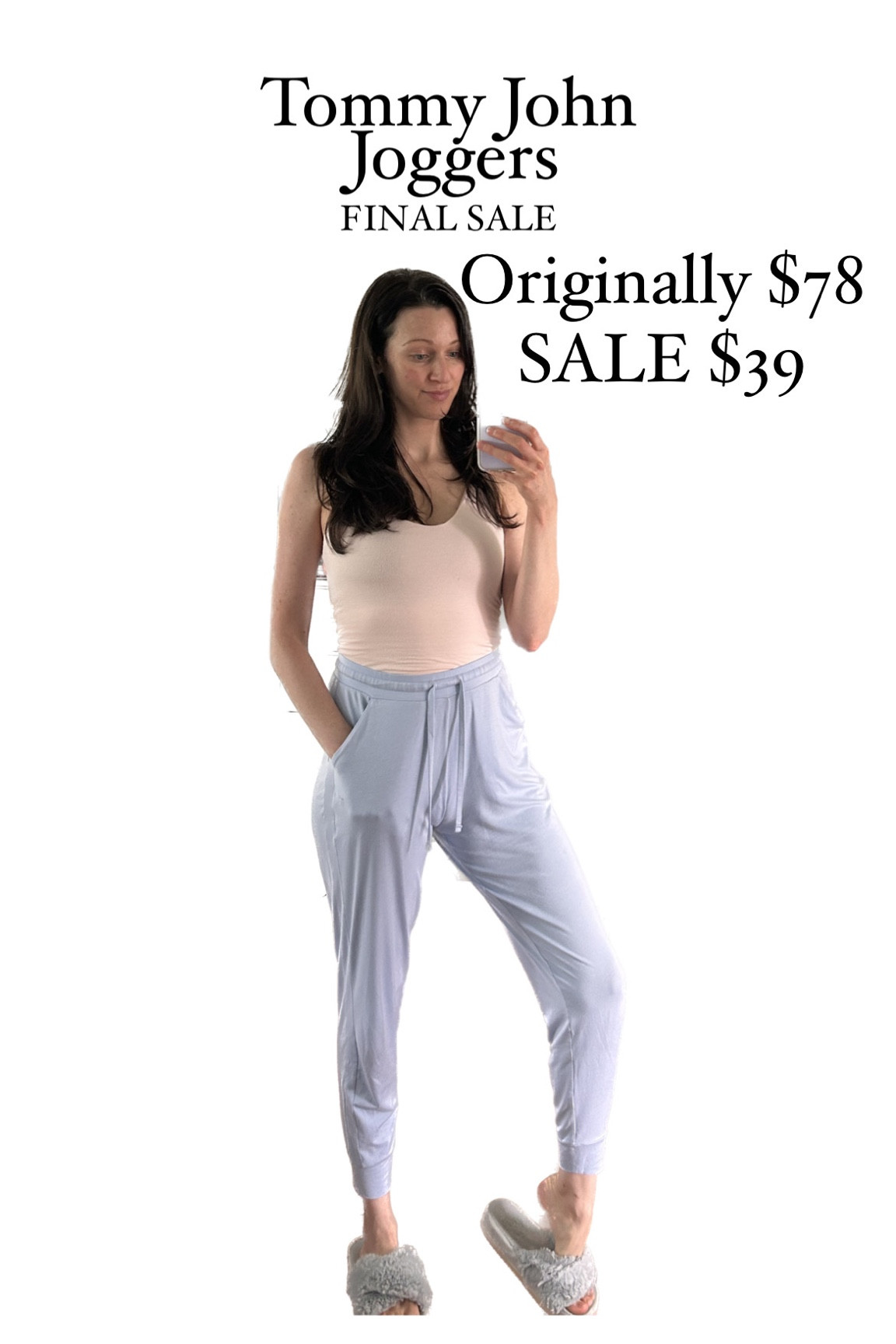 Almost gone!! I’ve loved these luxe joggers from Tommy John since last year! They’re back on major sale with only one size left! RUN!! Perfect to wear while traveling or lounging at home. Or wear all day as a sahm 🫶🏼
#tommyjohn #tommyjohnsale #tommyjohnjoggers 

#LTKunder50 #LTKsalealert