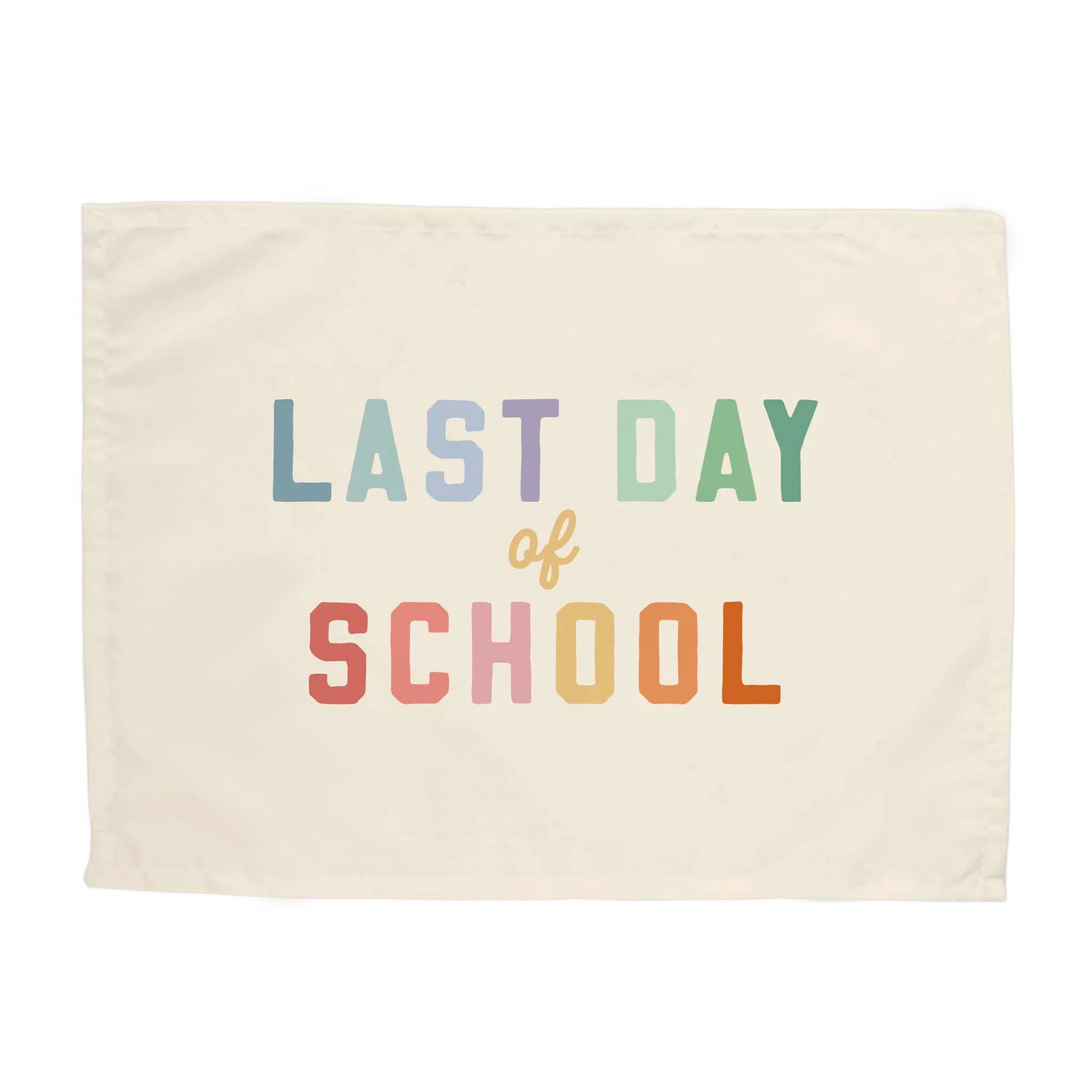 {Rainbow} Last Day of School Banner | Hunny Prints