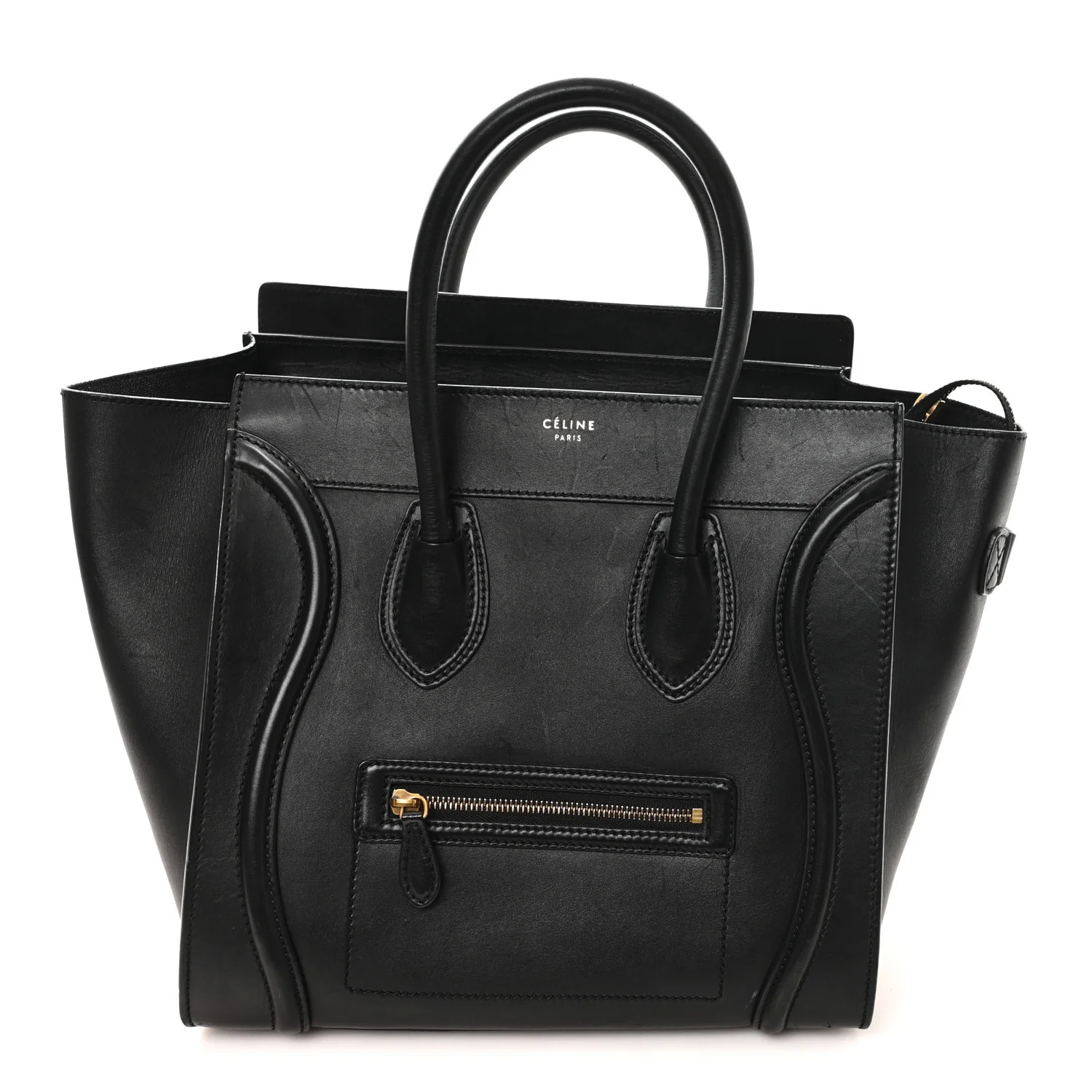 Smooth Calfskin Mini Luggage Black | FASHIONPHILE (US)