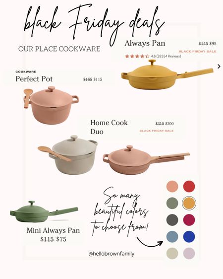 Our place cookware. Great deals on the prettiest pots and pans you will ever use!

#LTKHoliday #LTKGiftGuide #LTKhome