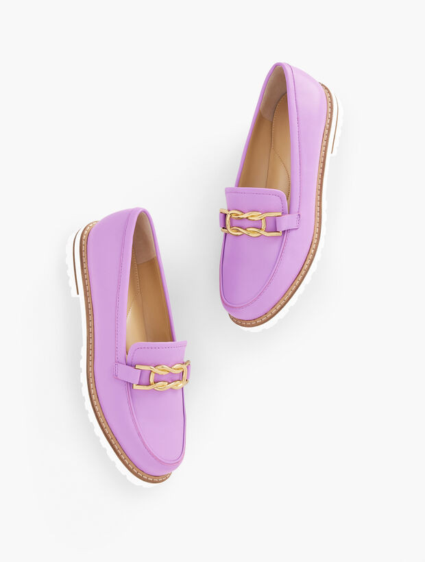 Laura Link Nappa Loafers | Talbots