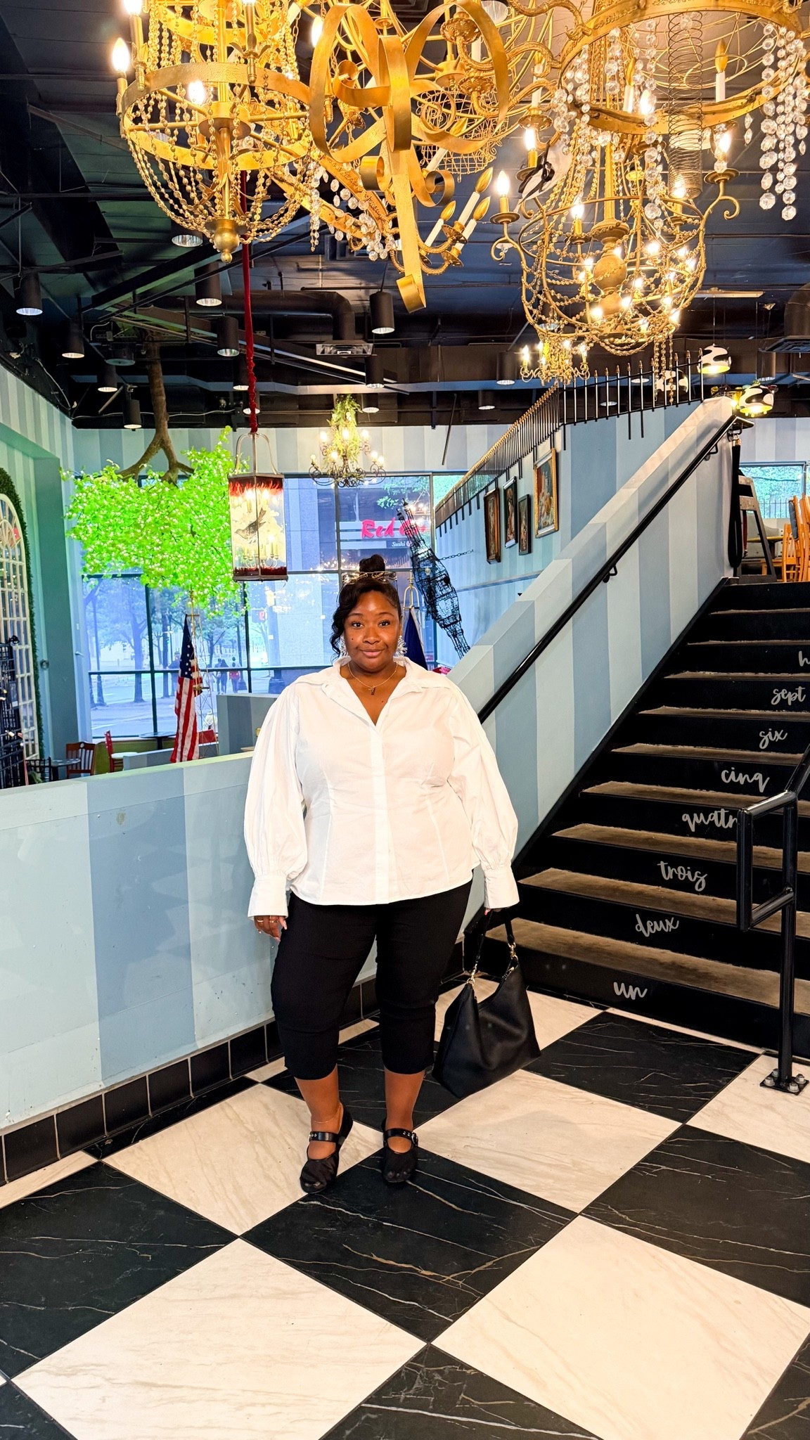 Perfect plus size day outfit for shopping and/or running errands 🙌🏾
White button down shirt: size 20
Black high rise capris: Size 18/20
Amazon Mesh Sandals
Coach Laurel Large bag

#LTKPlusSize #LTKootd
