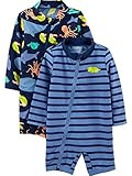 Simple Joys by Carter's Toddlers and Baby Boys' 1-Piece Zip Rashguards, Pack of 2 | Amazon (US)