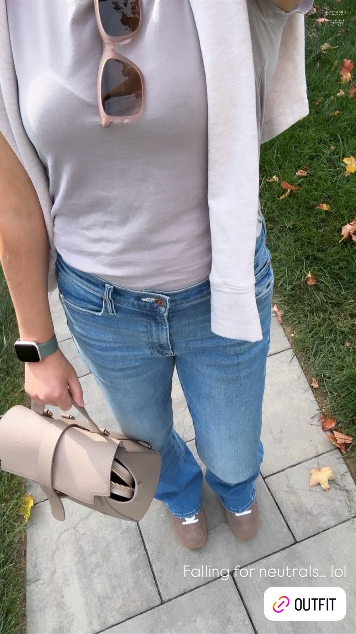 🍂 Neutral autumn outfit inspiration for every day 🍂 This casual fall outfit is perfect for busy moms who want effortless style without sacrificing comfort. I paired classic straight-leg jeans with a soft neutral tee, cozy cardigan, and comfy sneakers for a laid-back look. The taupe handbag and matching sunglasses tie everything together for a chic, polished vibe.

If you’re searching for casual mom style, this neutral look is an easy go-to for running errands, school drop-offs, or coffee runs. 🍁

✨ Shop this fall outfit and recreate this timeless autumn outfit with similar neutral staples below!

#LTKSeasonal #LTKOver40 #LTKFindsUnder100