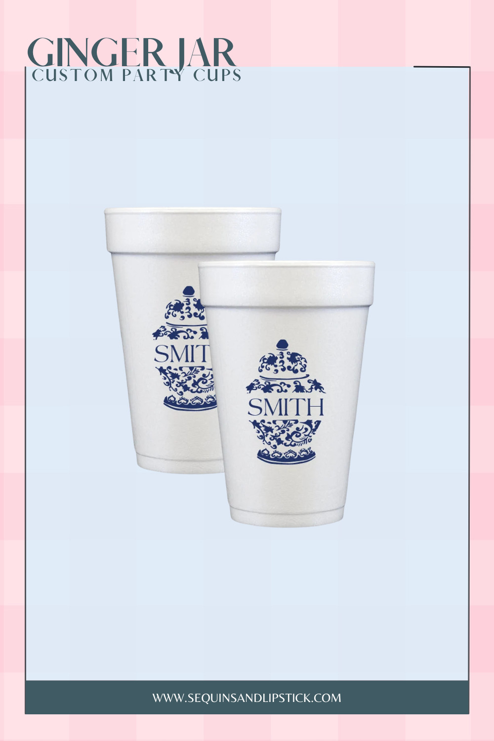 Elevate your classic chinoiserie-inspired party with personalized ginger jar cups. Perfect for showers, birthdays, Southern entertaining, or hostess gifts. A timeless blue-and-white design for effortless styling. 

 #LTKGiftGuide #LTKfoodie #LTKHome