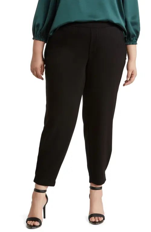 Wit & Wisdom 'Ab'Leisure High Waist Ankle Skinny Pants in Black at Nordstrom, Size 2X | Nordstrom