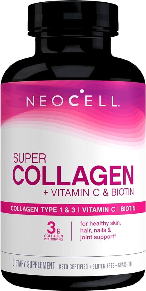 NeoCell Super Collagen With Vitamin C and Biotin, Skin, Hair and Nails Supplement, Includes Antio... | Amazon (US)