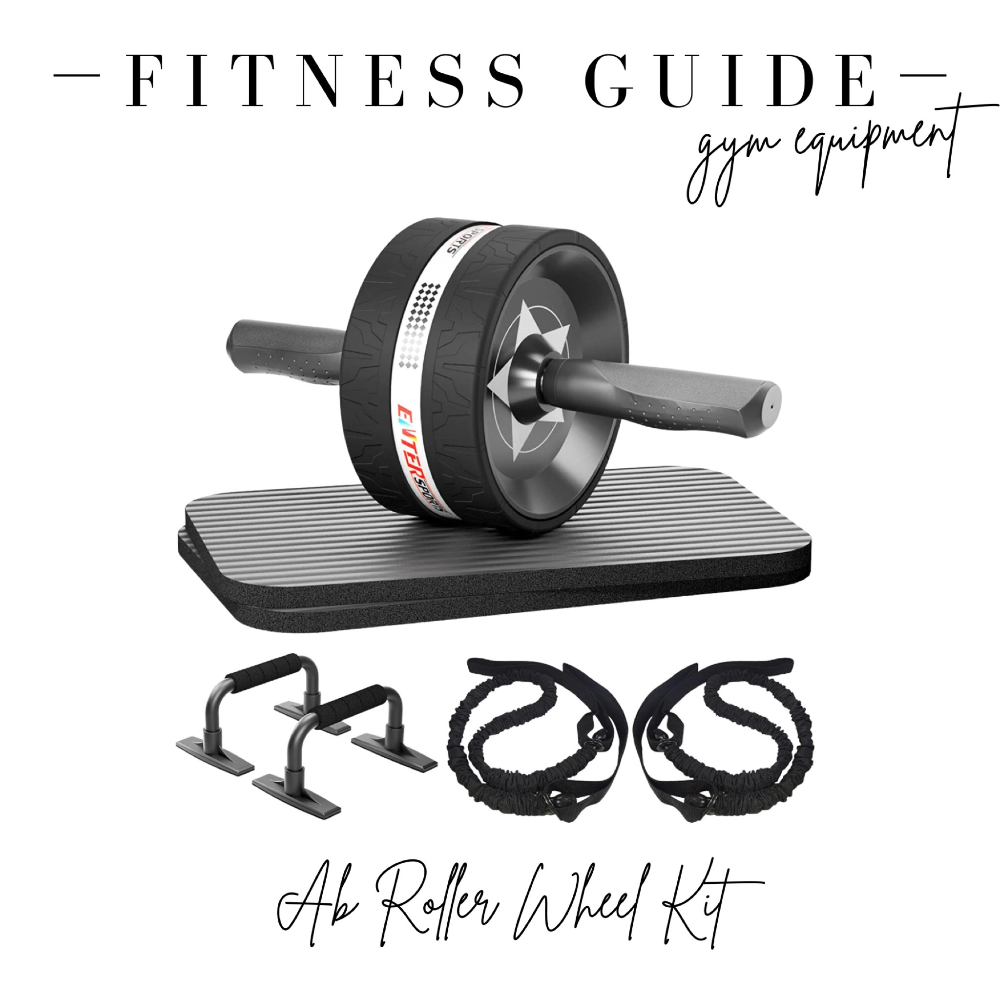 Gym Equipment | Ab Roller Wheel Kit

Gym essentials | At home workout | Gym Equipment | Ab roller wheel kit

#LTKunder50 #LTKfit #LTKhome