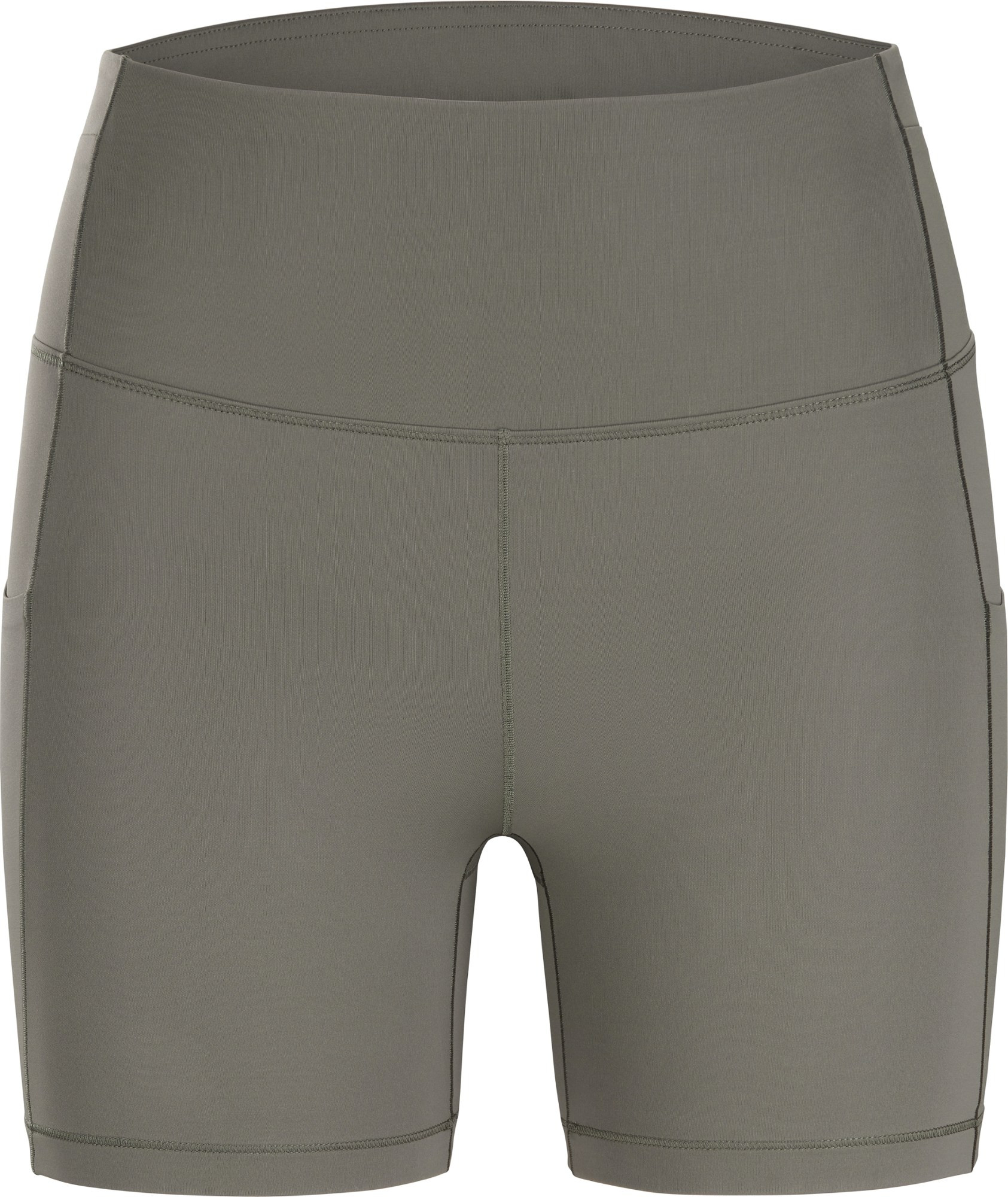 Arc'teryx Women's Essent High-Rise 5"" Shorts Green 4 | REI