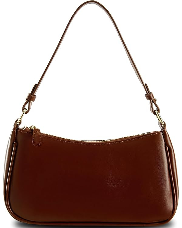 Shoulder Bags for Women Leather Hobo Sling Tote Handbag Retro Clutch Purse with 2 Removable Strap... | Amazon (US)