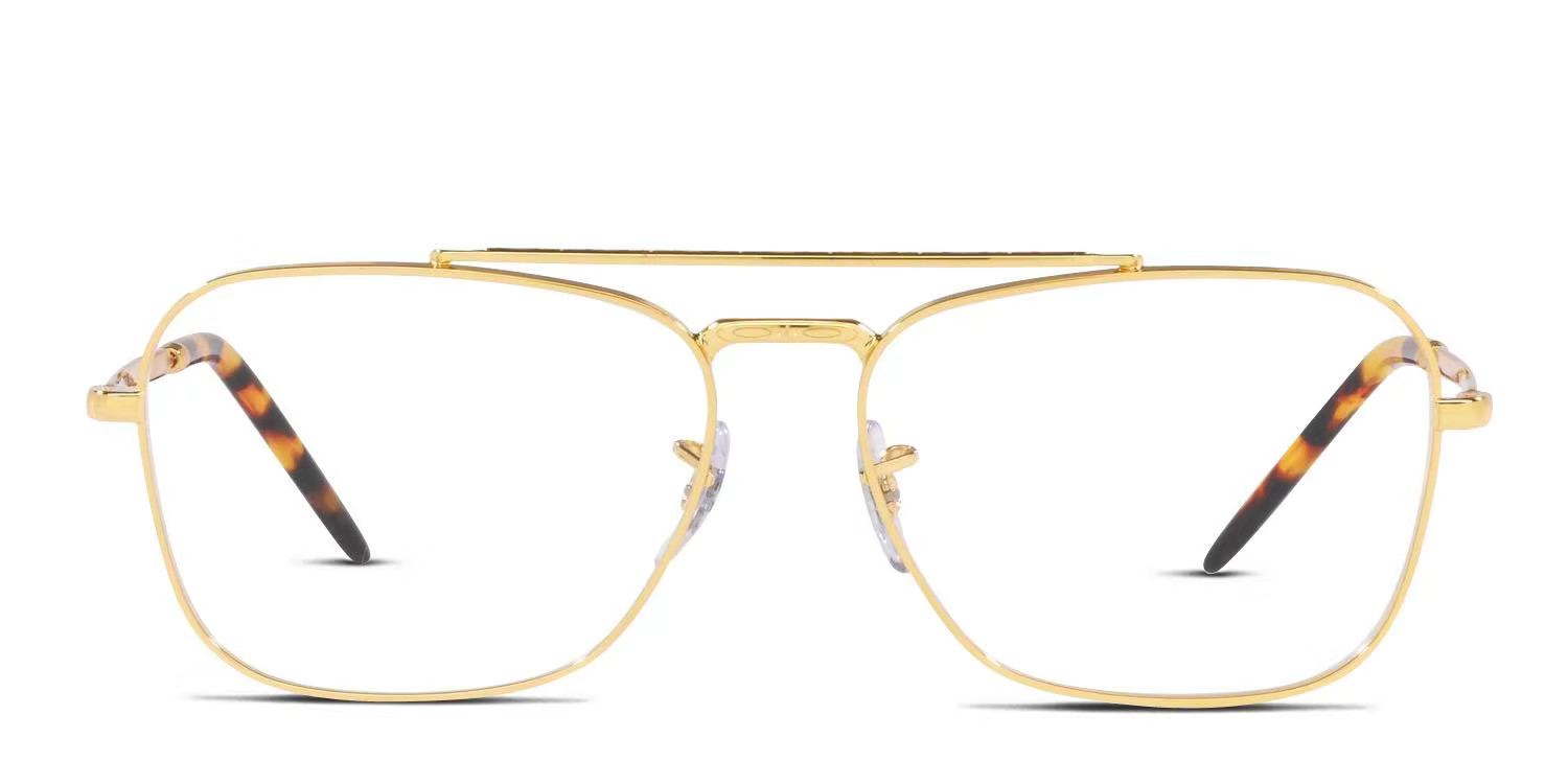 Ray-Ban RX3636V New Caravan Gold Eyeglasses | Includes Free Rx Lenses | GlassesUSA.com | GlassesUSA