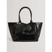 Ted Baker Faux Leather Knot Bow Tote Bag Black | Marks & Spencer (UK)