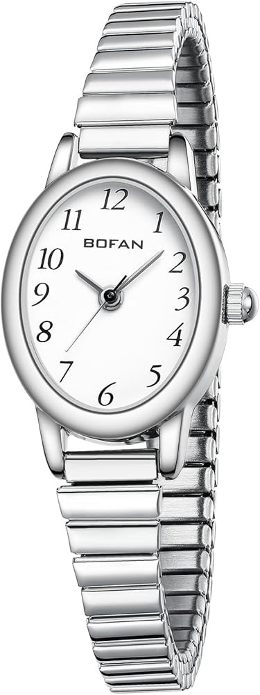 BOFAN Small Gold Watches for Women Easy Read Ladies Quartz Wrist Watch with Stainless Steel Expan... | Amazon (US)