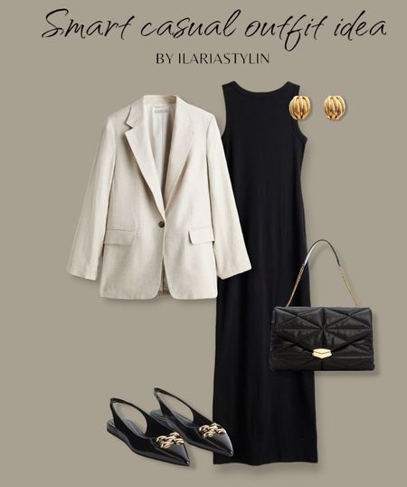 SMART CASUAL OUTFIT IDEA 🤍

fashion inspo, spring outfit, spring fashion, spring style, outfit idea, outfit inspo, smart casual outfit, smart casual ootd, classic chic outfit, classic chic ootd, beige blazer, light beige blazer, linen blazer, black dress, ribbed dress, bodycon dress,  slingback, slingback shoes, black flats, black bag, quilted bag, shoulder bag, h&m, mango, style inspo, women fashion

#LTKSeasonal #LTKstyletip #LTKworkwear