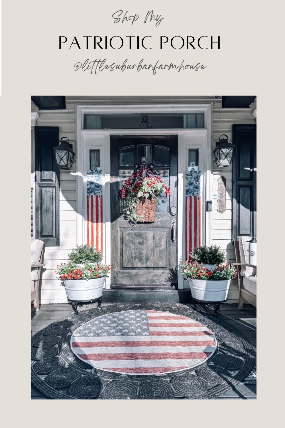 My Patriotic front porch ready for May! 

#LTKSeasonal #LTKHome #LTKGiftGuide