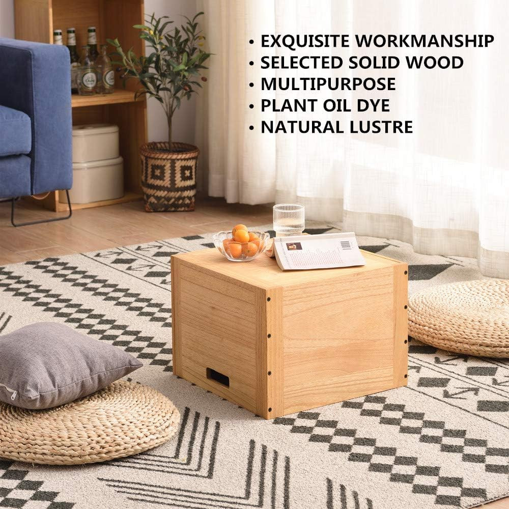 KIRIGEN Stackable Wood Storage Cube/Basket/Bins Organizer for Home Books Clothes Toy Modular Open... | Amazon (US)