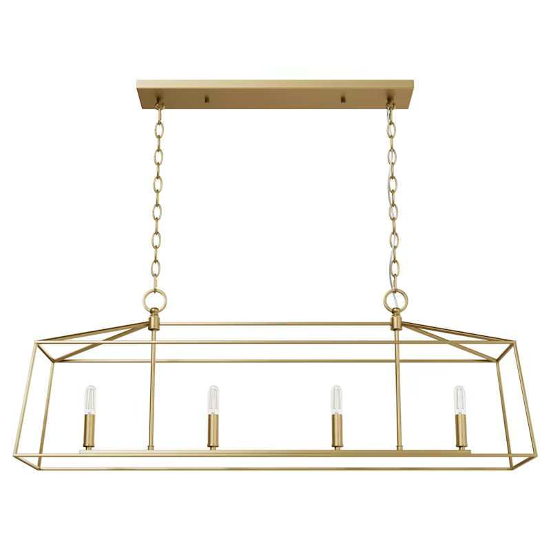 Fair Oaks 4 Light Linear Chandelier - 13099 | Hunter Fan Company