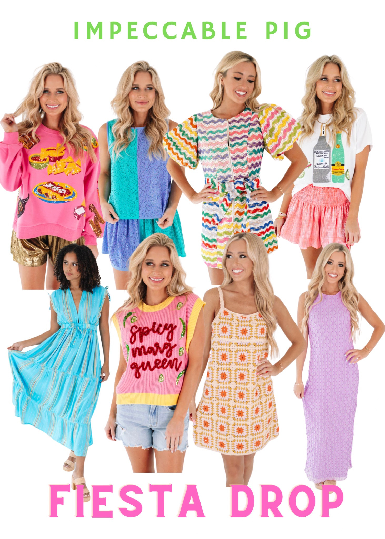 The Impeccable Pig just dropped a fiesta collection! Perfect for cinco de mayo or bright themed summer parties! 15% off when you sign up for emails! 

#LTKFind #LTKstyletip #LTKSeasonal