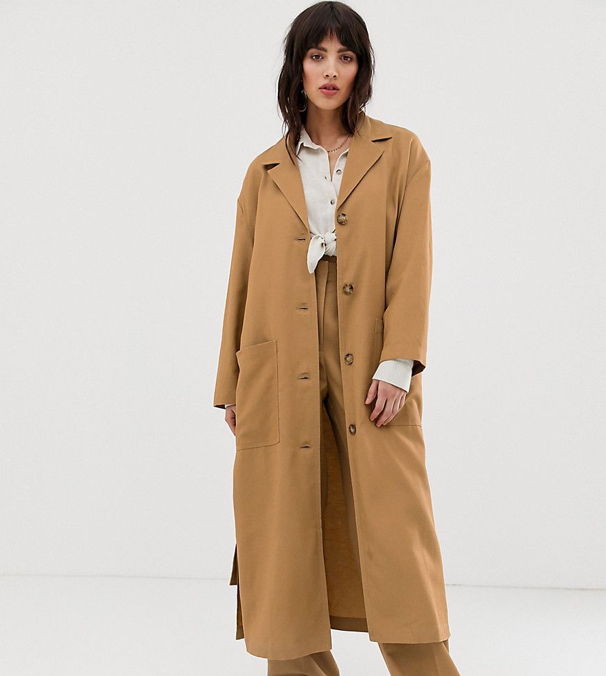 Mango trench coat in brown | ASOS (Global)