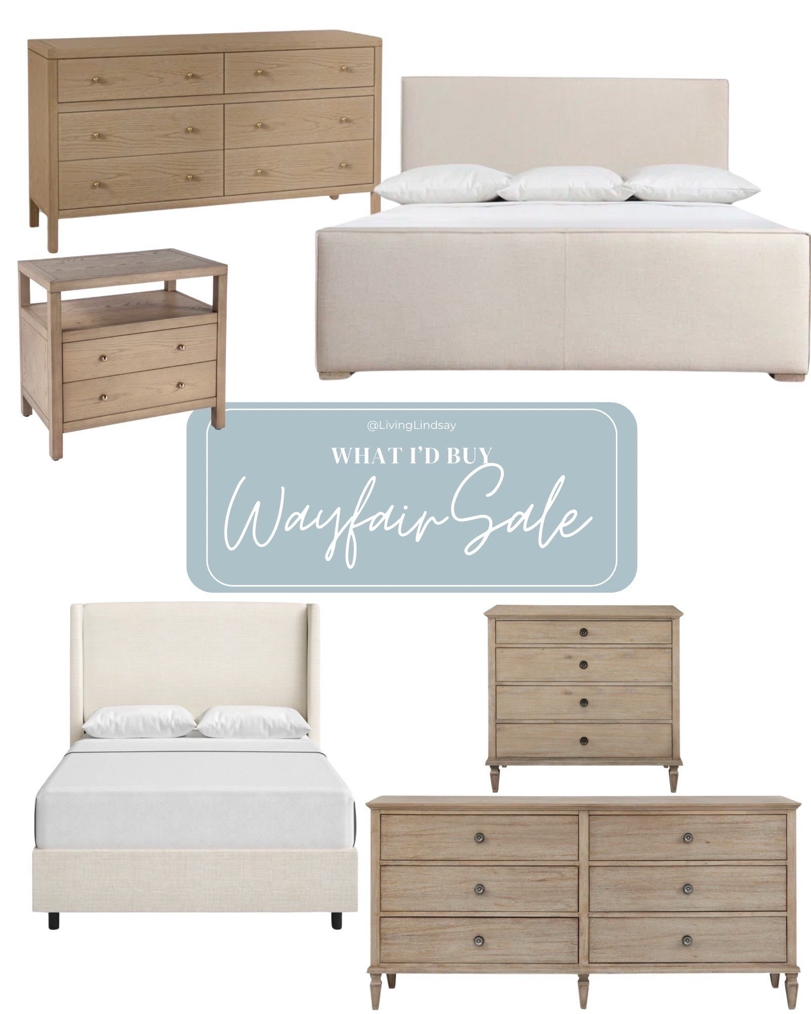 neutral bedroom furniture, wayfair sale finds, wayfair bedroom deals, coastal bedroom style, light wood dresser, white upholstered bed, wingback bed, wood nightstand, affordable bedroom furniture, modern farmhouse bedroom, warm neutral decor, minimalist bedroom ideas, home decor sale picks, bedroom refresh, designer style for less, light oak furniture, budget friendly bedroom, neutral home finds, classic bedroom pieces, wayfair bestsellers, curated bedroom picks, cozy bedroom essentials


#LTKGiftGuide #LTKSaleAlert #LTKHome
