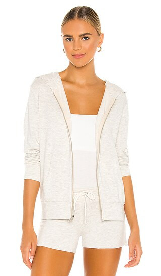 Supersoft Zip Up Hoodie in Ash | Revolve Clothing (Global)