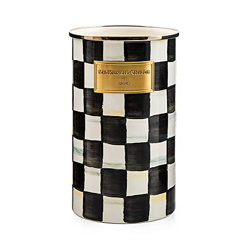 MACKENZIE-CHILDS Courtly Check Enamel Utensil Holder, Cute Holder for Utensils | Amazon (US)