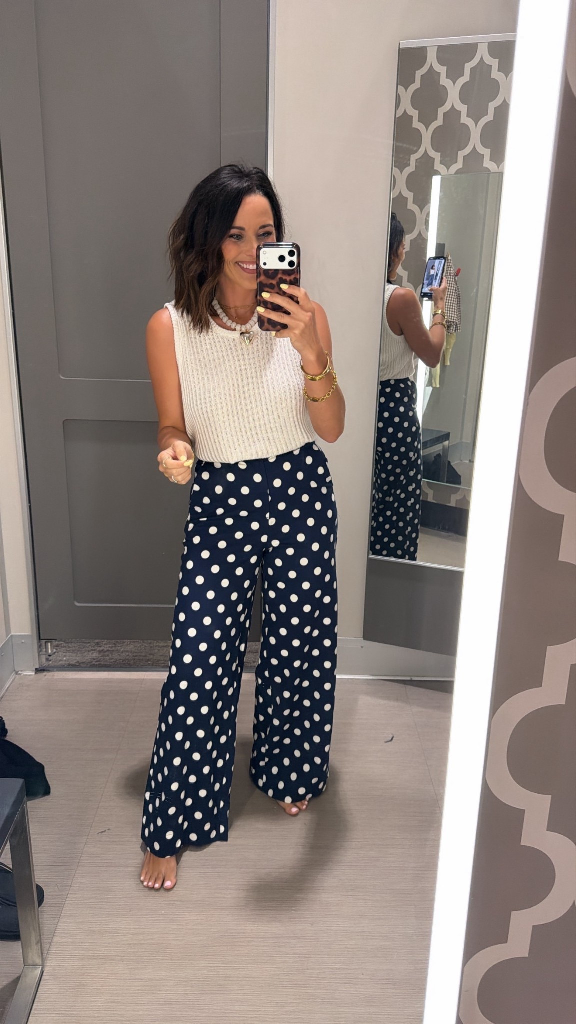 @target… you’re actually joking 🤍 how stinking CUTE are these pants?!
the fit, the print… I’m obsessed. such a fun statement piece but still easy to style


target pants, polka dot pants, statement pants outfit, wide leg pants outfit, cute summer outfit, affordable fashion finds, target style, outfit inspo

#targetstyle #targetfinds #affordablefashion #outfitinspo #widelegpants #summeroutfit #ltkstyle