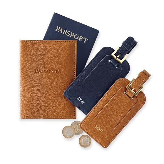 Leather Luggage Tag | Mark and Graham