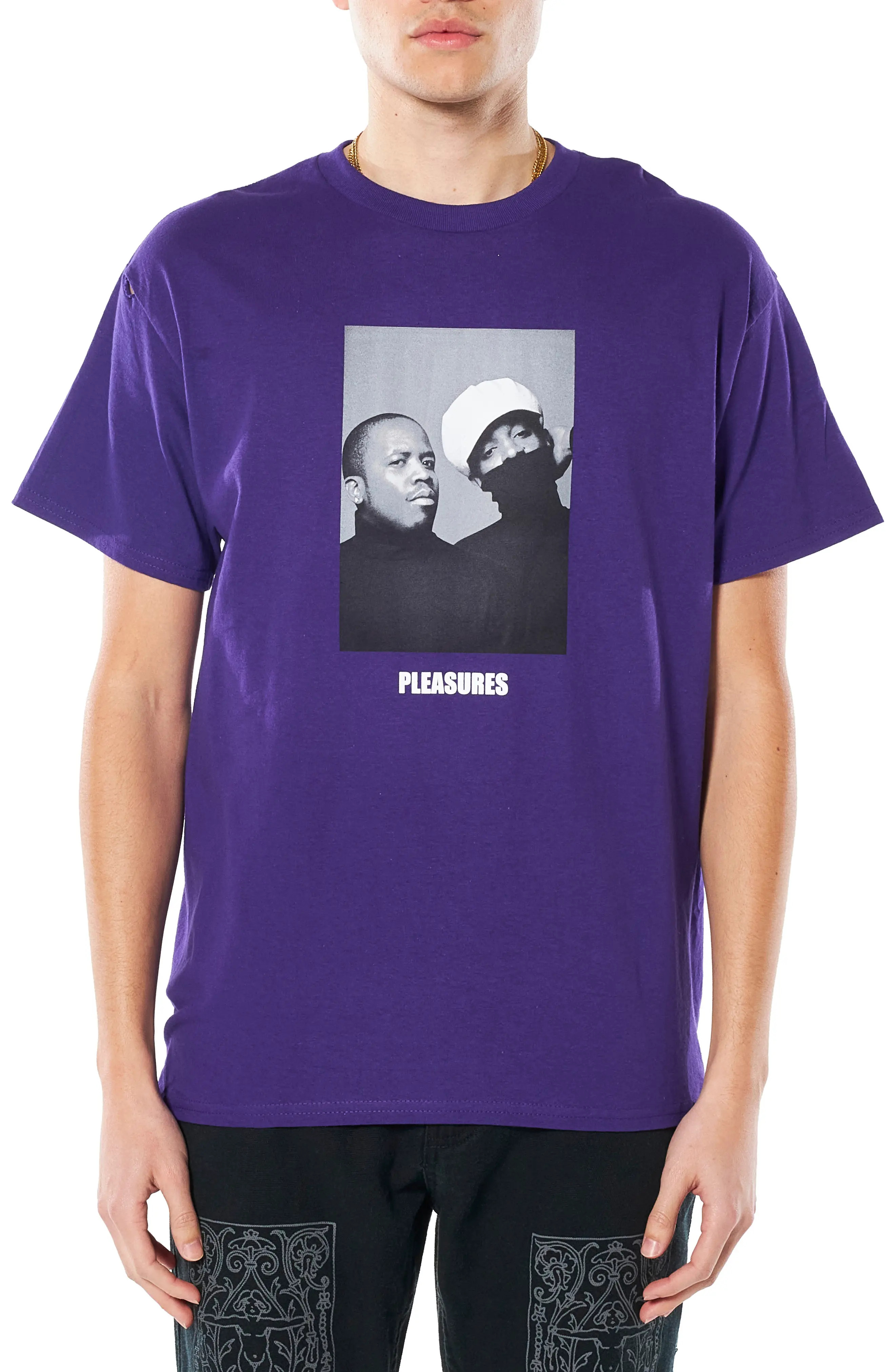 PLEASURES Vocabulary Graphic Cotton Tee in Purple at Nordstrom, Size Small | Nordstrom