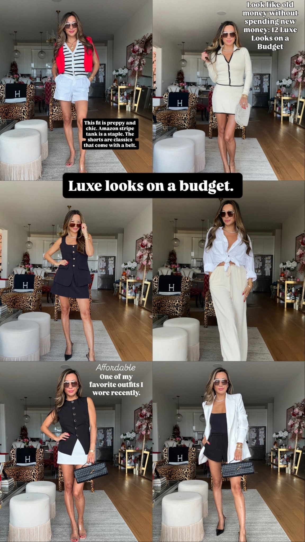 12. Luxe looks on a budget. Amazon, Zara, revolve, all items each under $100 quiet luxury outfits Pinterest, where the outfits. Summer style.  European travel style.  Wearing a small on every item.