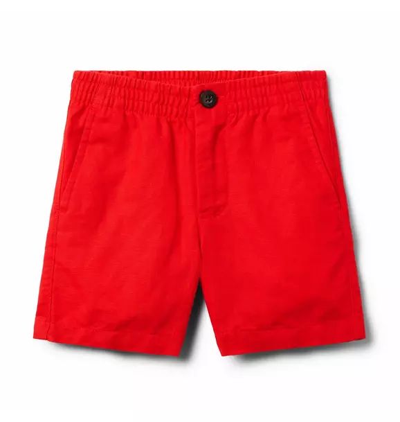 Linen-Cotton Pull-On Short | Janie and Jack