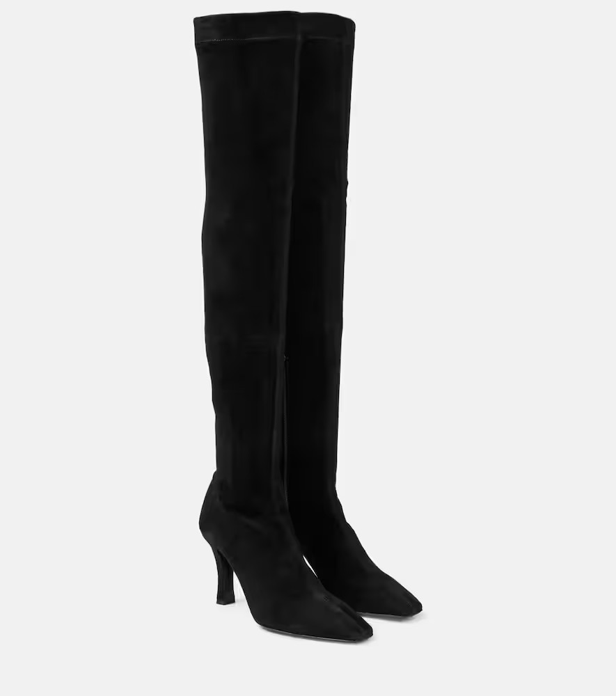 The Row Annette suede over-the-knee boots | Mytheresa (UK)