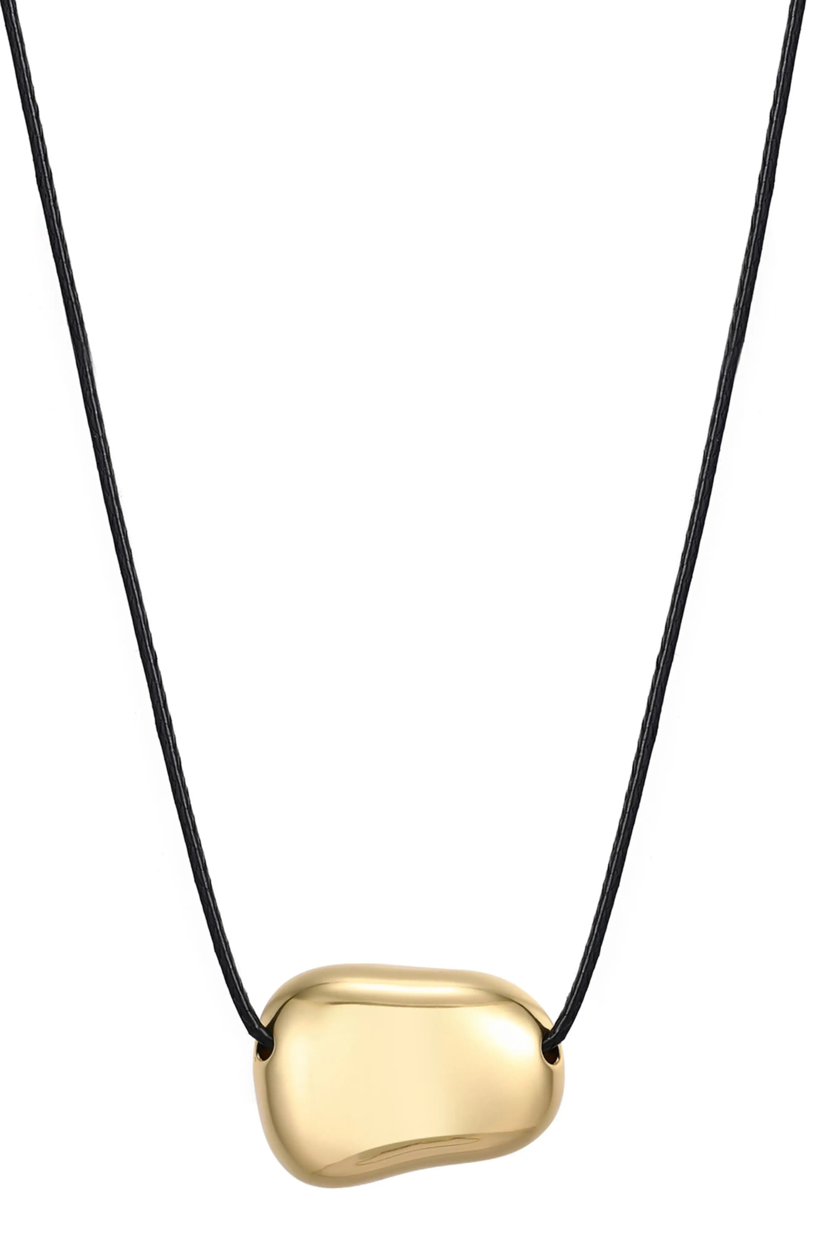 Adornia 18K Gold Plated Pebble Pendant Necklace (Women) | Nordstromrack | Nordstrom Rack